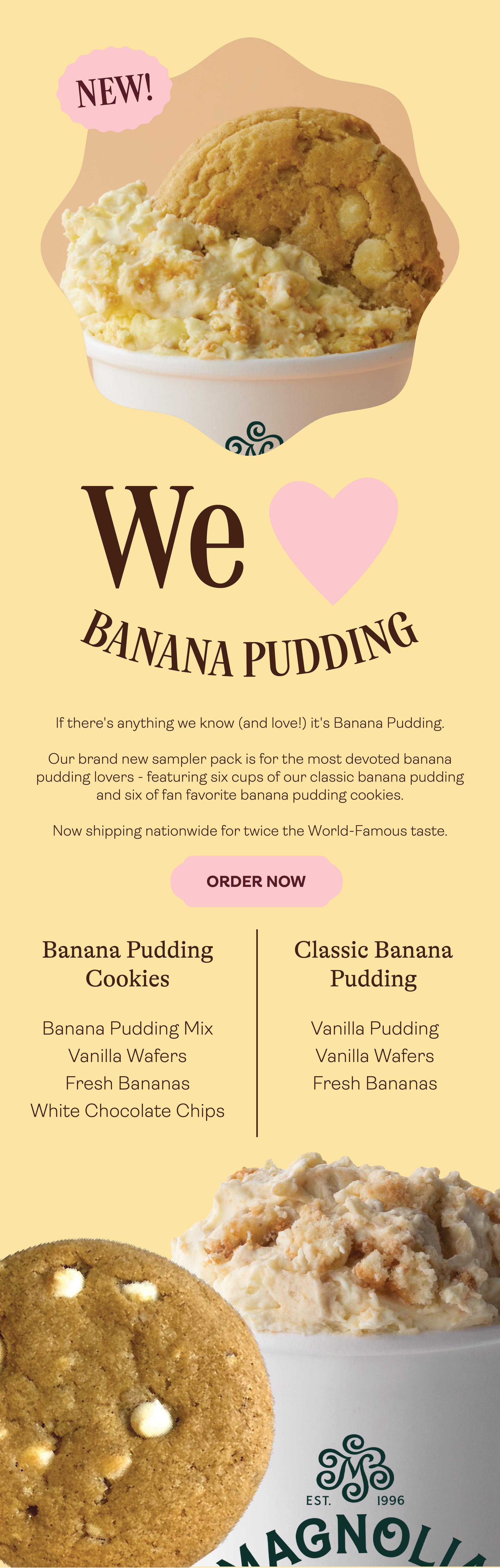 Love Banana Pudding? Ship the NEW Banana Pudding Lovers' Sampler Pack